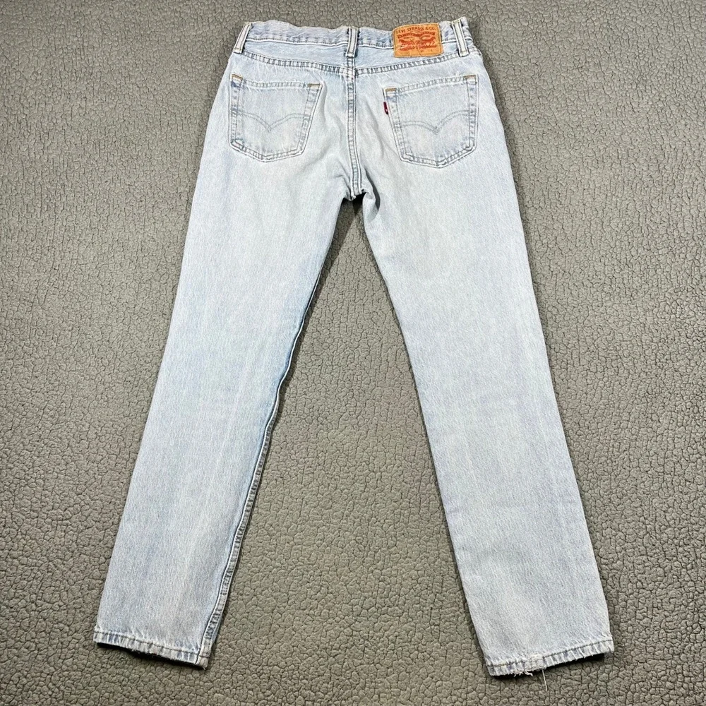 Levis 511 Slim Fit Jeans Mens W30 L30 Light Wash Blue Denim 04511-2939